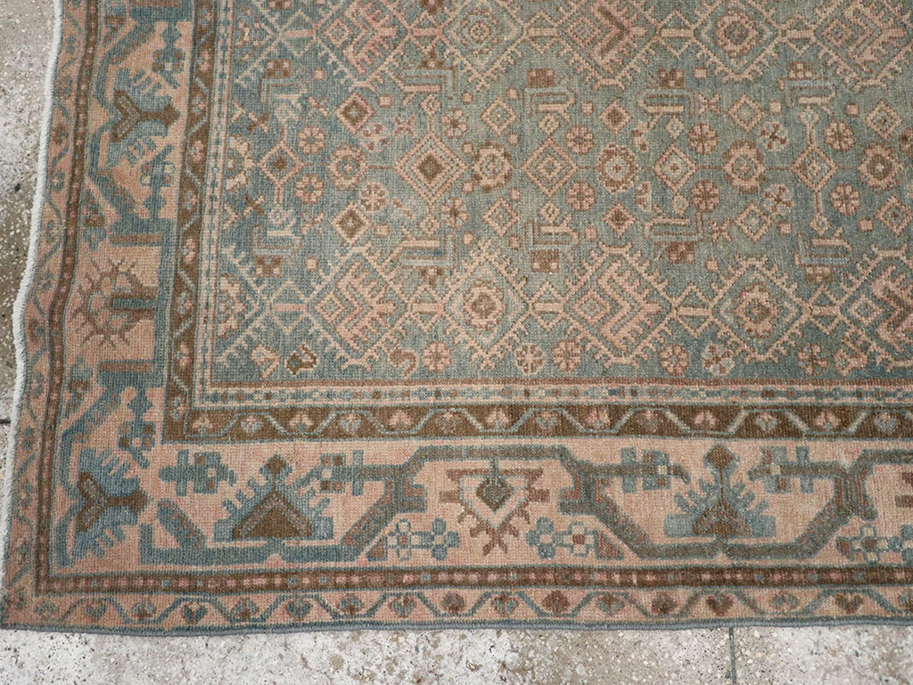 Vintage Persian Malayer Rug, No.28610 - Staging