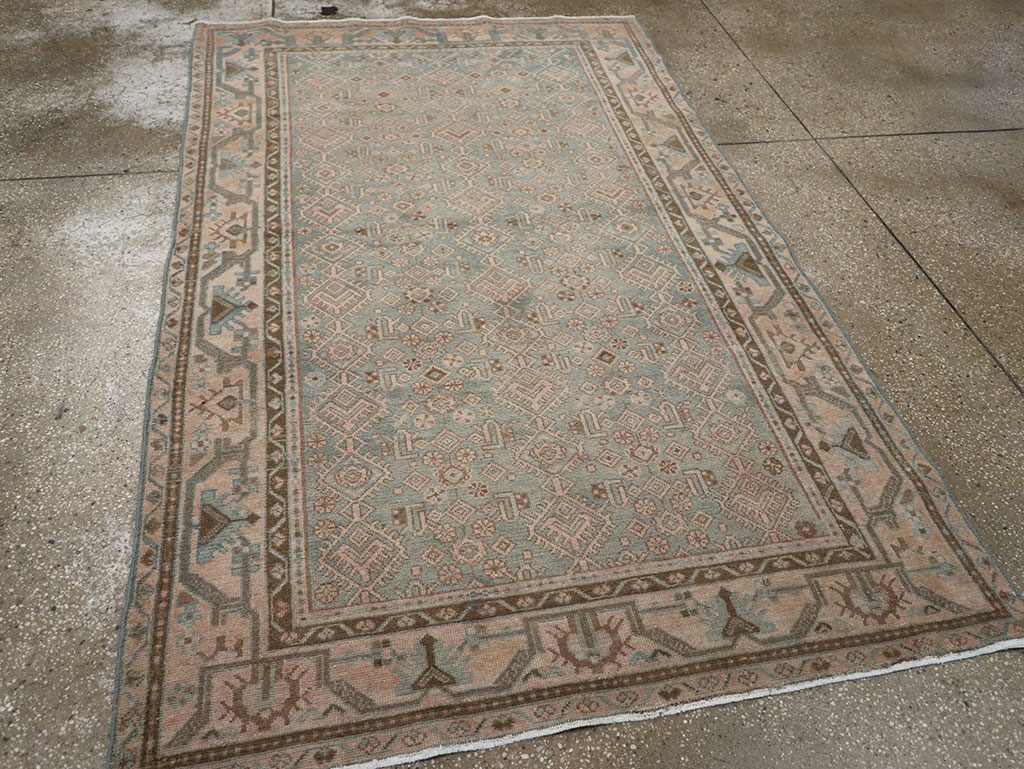 Vintage Persian Malayer Rug, No.28610 - Staging