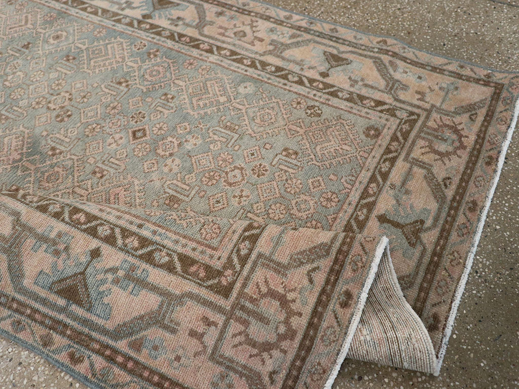 Vintage Persian Malayer Rug, No.28610 - Staging