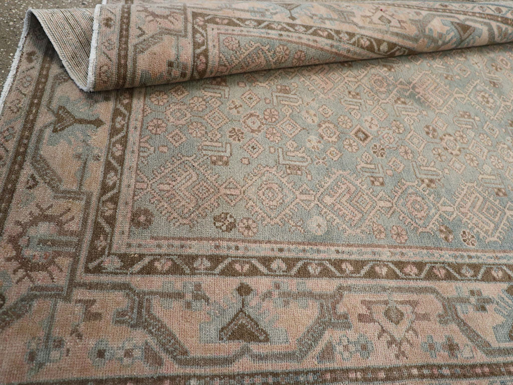 Vintage Persian Malayer Rug, No.28610 - Staging