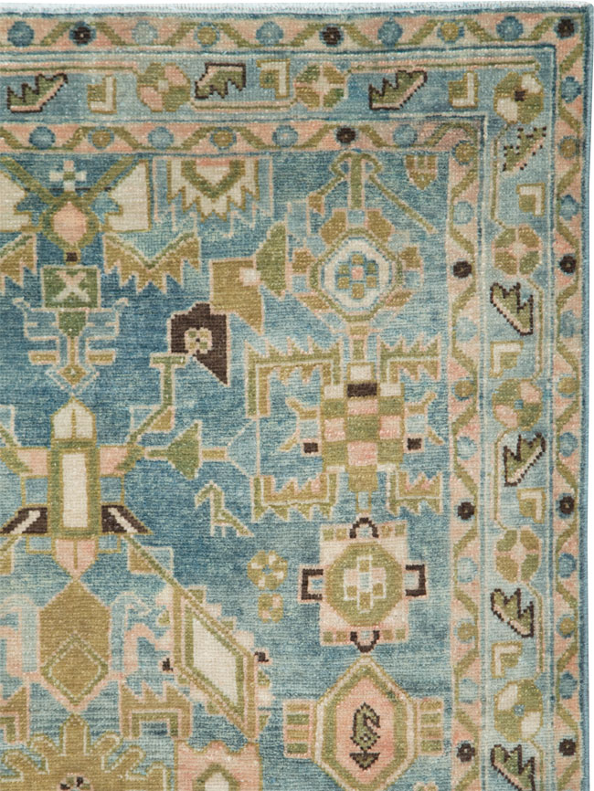 Vintage Persian Malayer Rug, No.28612 - Staging