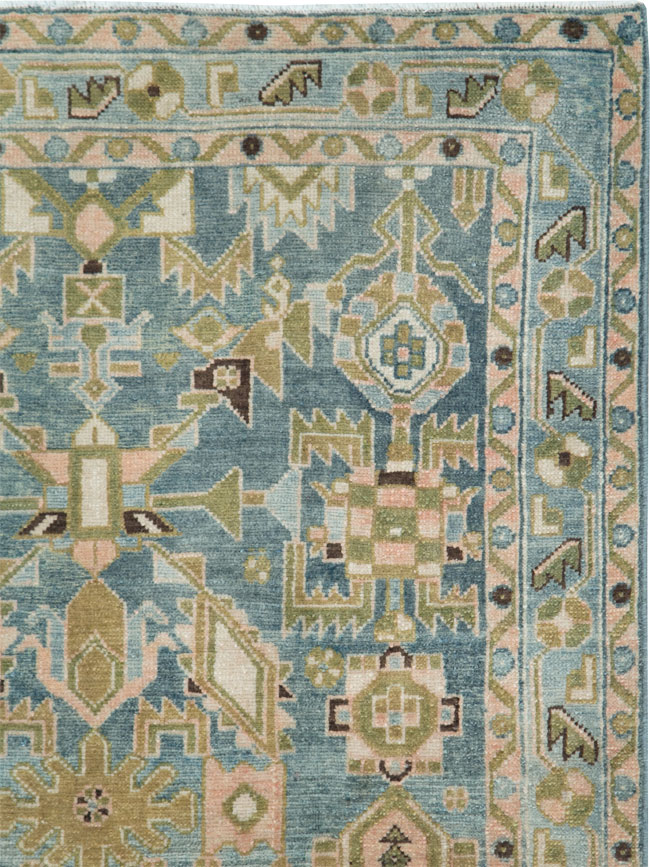 Vintage Persian Malayer Rug, No.28612 - Staging