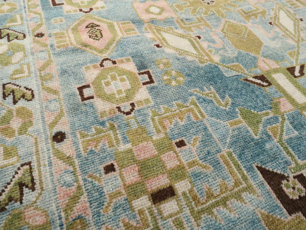 Vintage Persian Malayer Rug, No.28612 - Staging