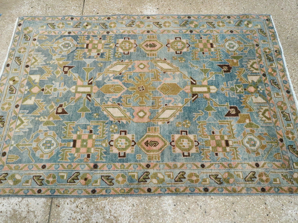 Vintage Persian Malayer Rug, No.28612 - Staging