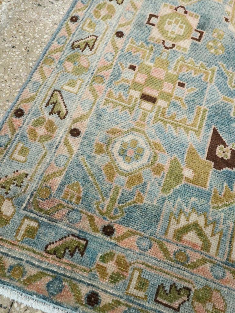 Vintage Persian Malayer Rug, No.28612 - Staging