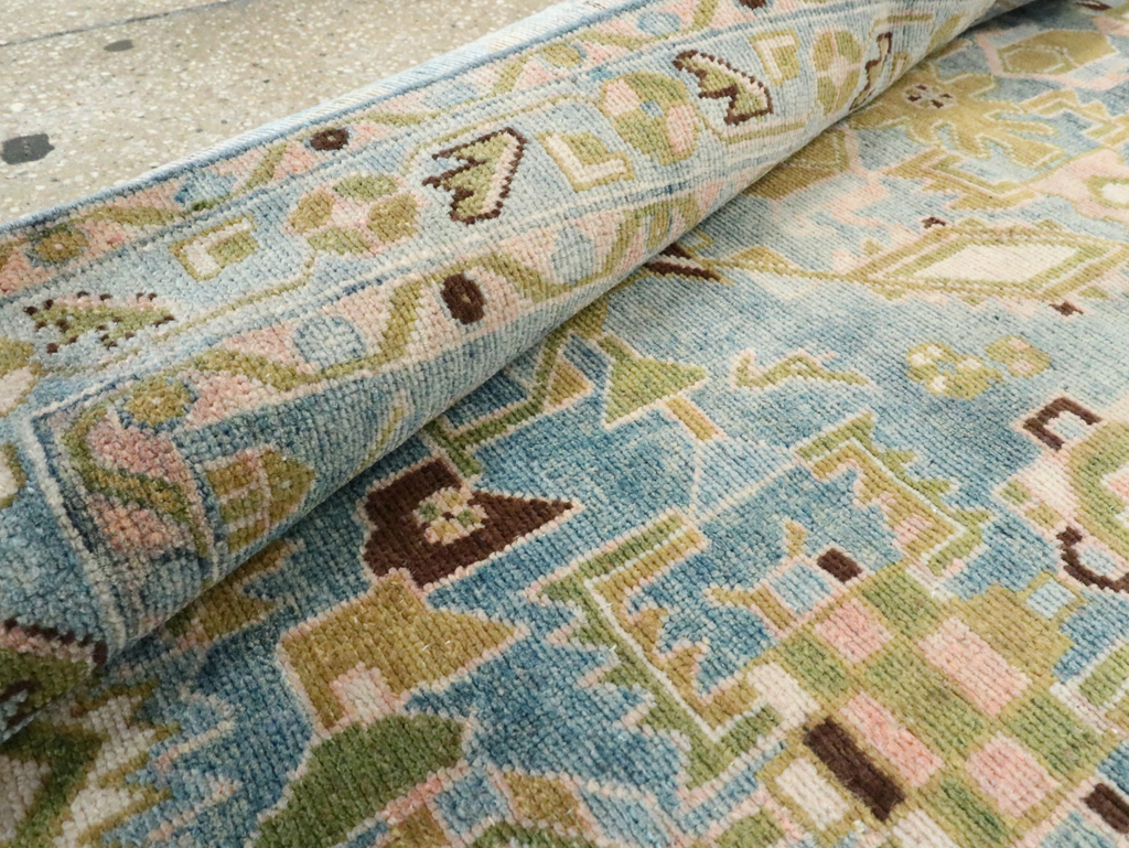 Vintage Persian Malayer Rug, No.28612 - Staging