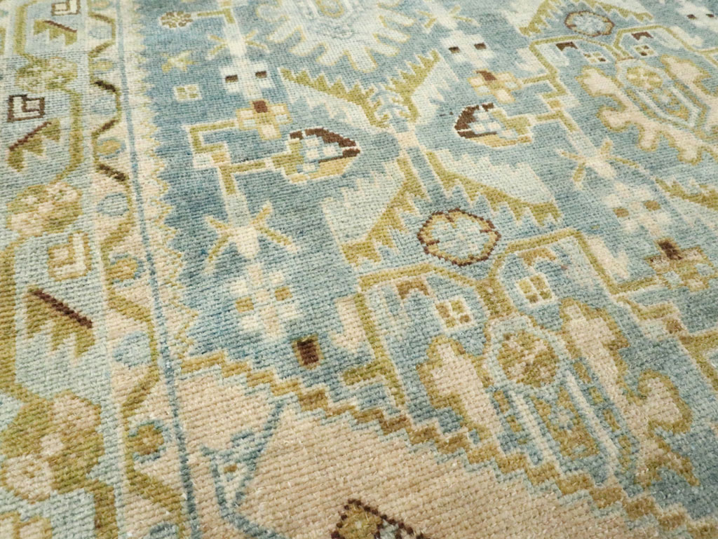 Vintage Persian Malayer Accent Rug, No.28613 - Staging