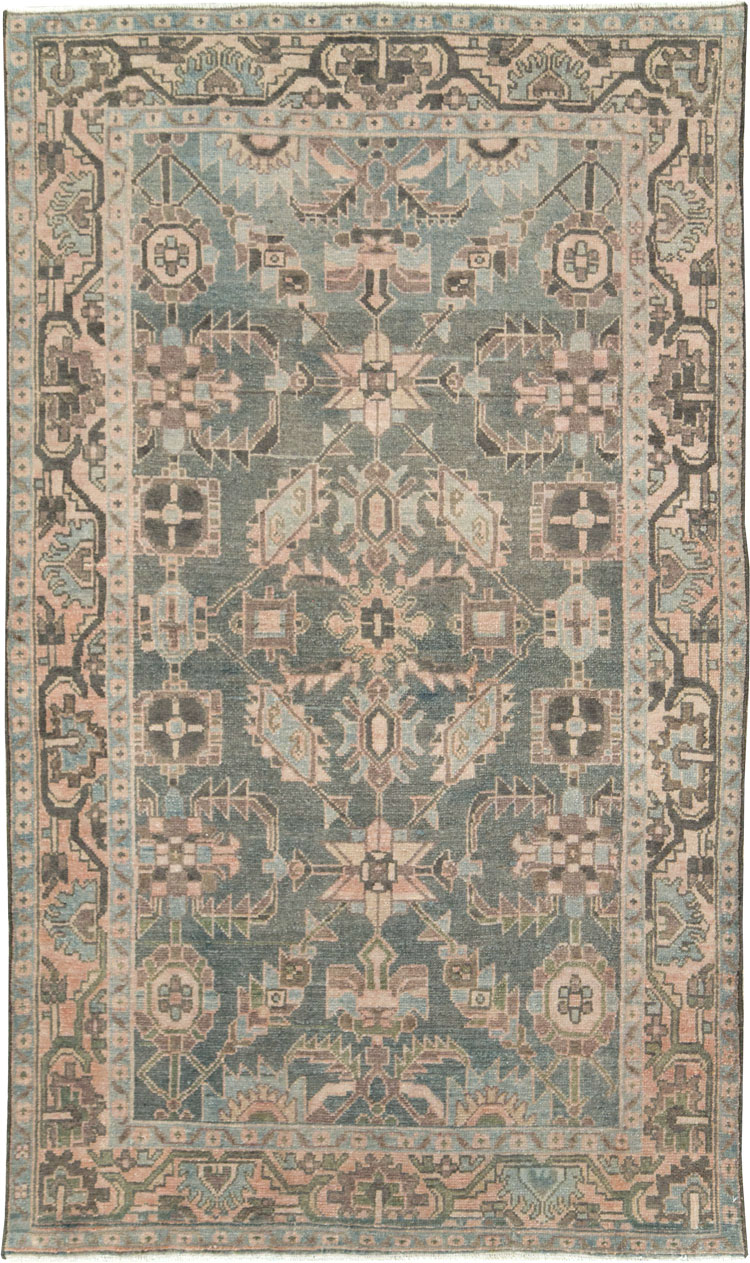 Vintage Persian Malayer Rug, No.28620 - Staging
