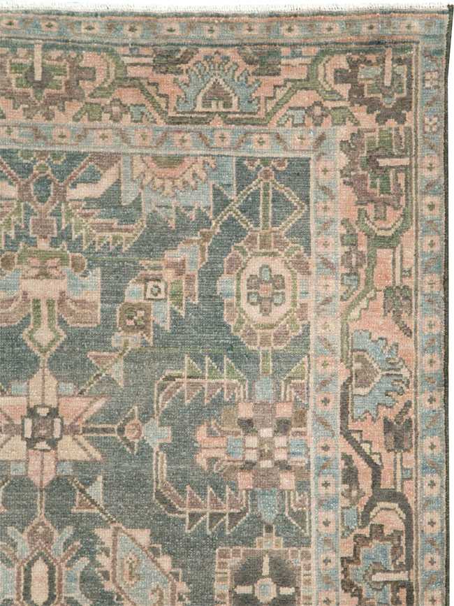 Vintage Persian Malayer Rug, No.28620 - Staging