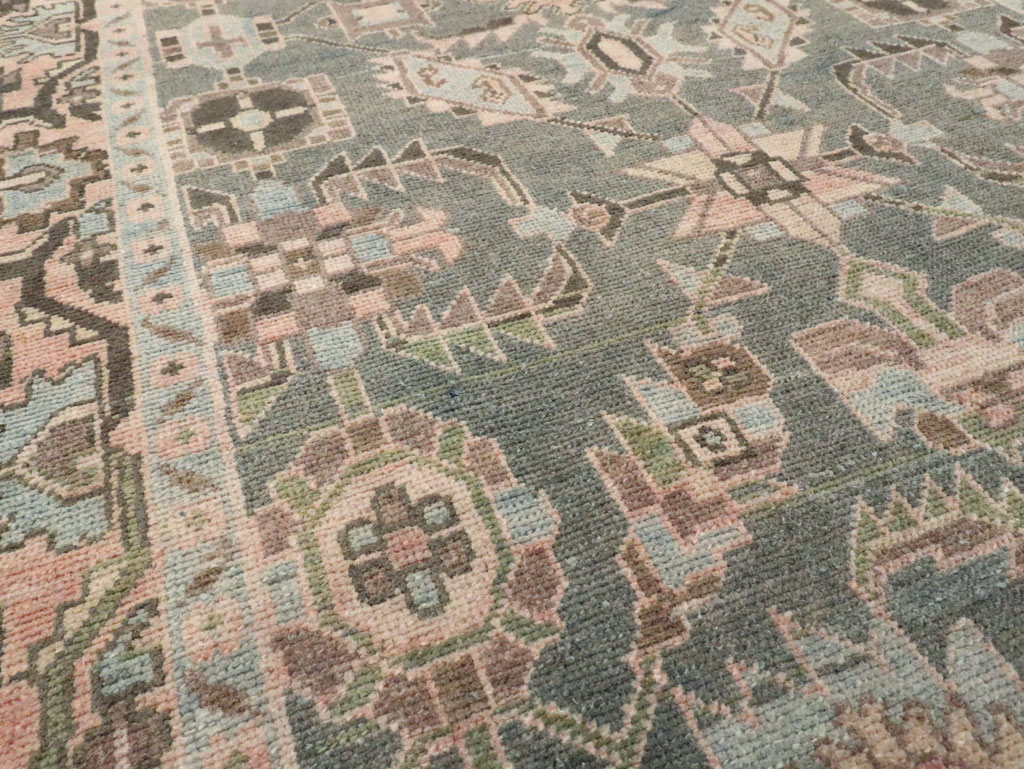 Vintage Persian Malayer Rug, No.28620 - Staging