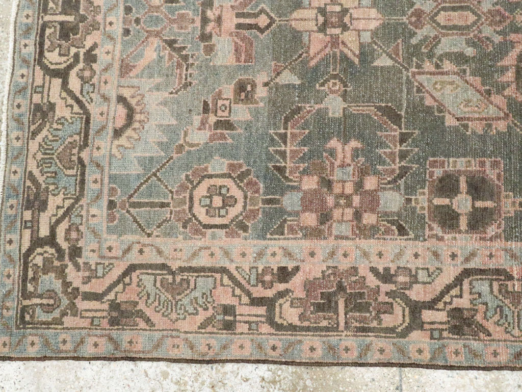 Vintage Persian Malayer Rug, No.28620 - Staging