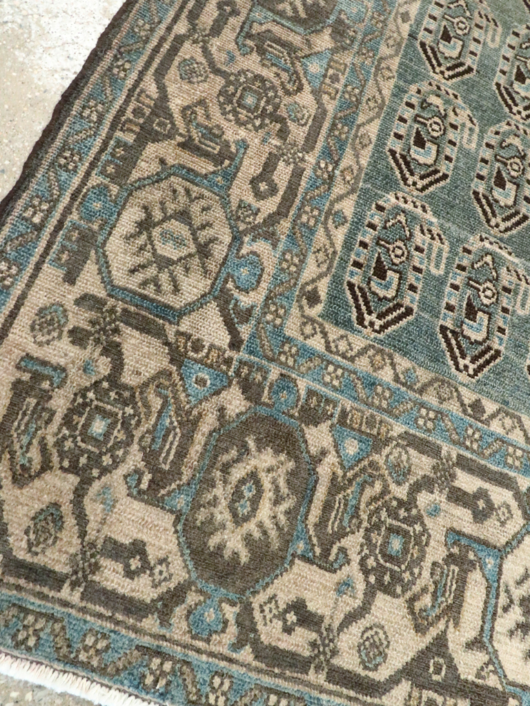 Vintage Persian Malayer Accent Rug, No.28621 - Staging