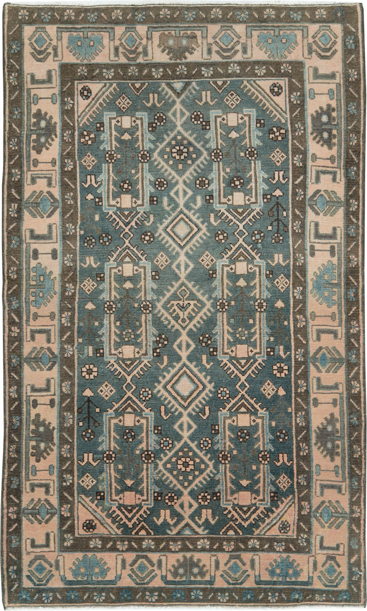 Vintage Persian Malayer Rug, No.28623 - Staging