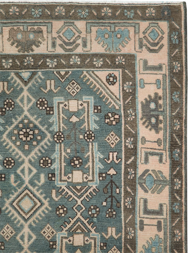 Vintage Persian Malayer Rug, No.28623 - Staging