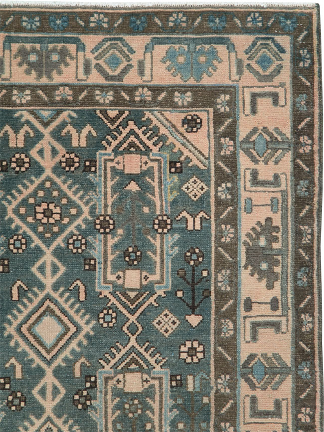 Vintage Persian Malayer Rug, No.28623 - Staging