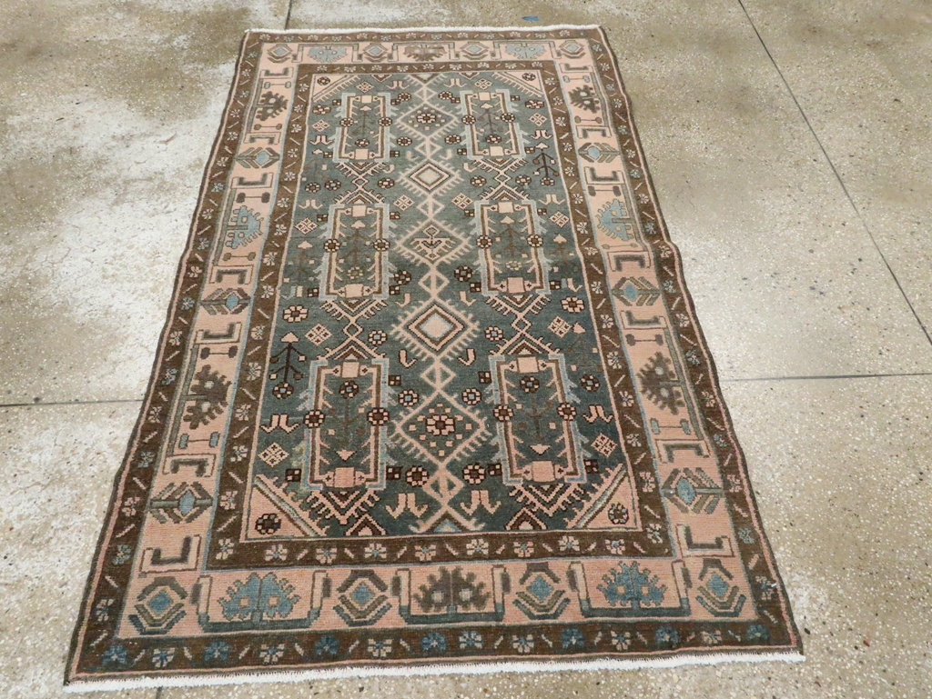 Vintage Persian Malayer Rug, No.28623 - Staging