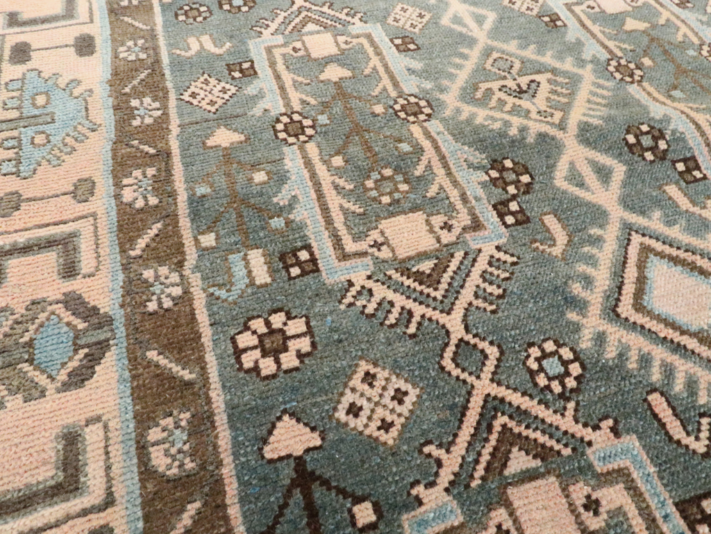 Vintage Persian Malayer Rug, No.28623 - Staging