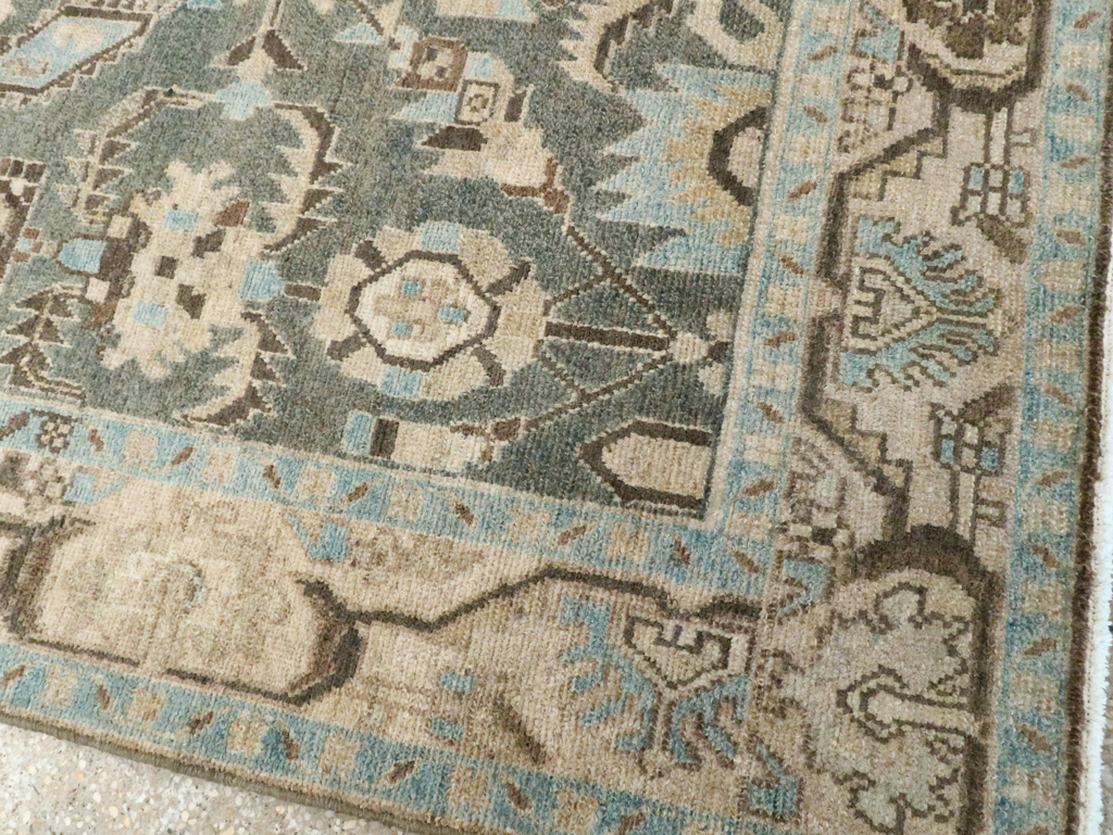 Vintage Persian Malayer Accent Rug, No.28624 - Staging