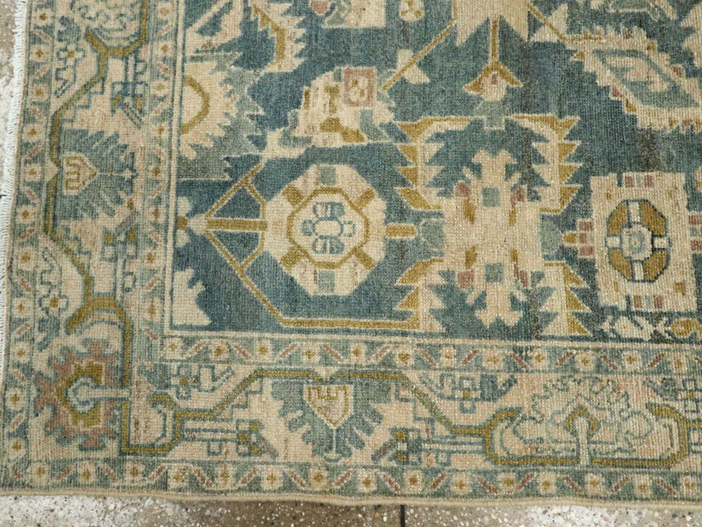 Vintage Persian Malayer Accent Rug, No.28630 - Staging
