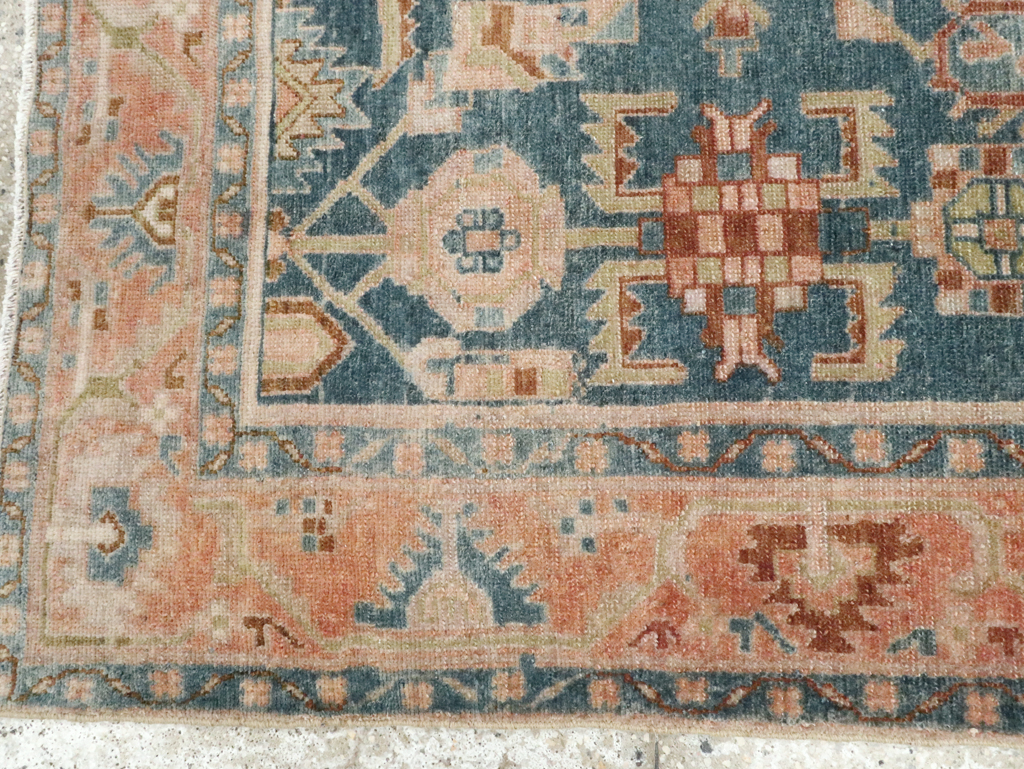 Vintage Persian Malayer Accent Rug, No.28631 - Staging