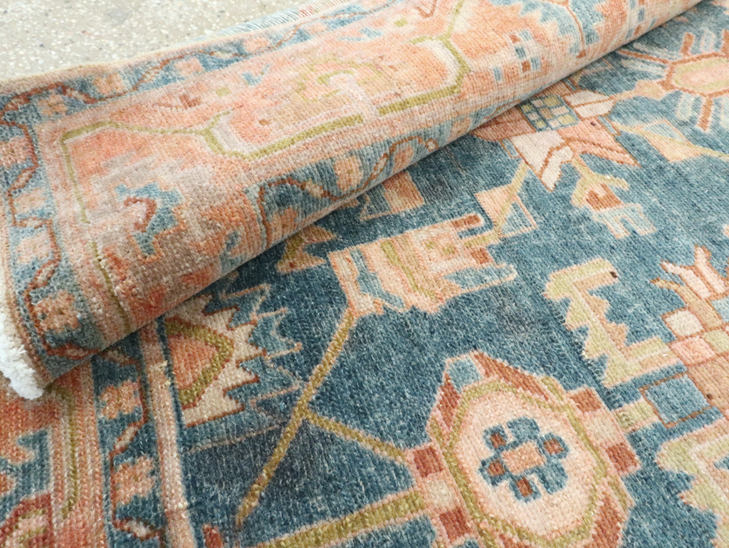 Vintage Persian Malayer Accent Rug, No.28631 - Staging