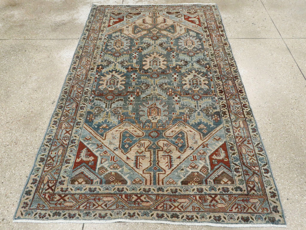 Vintage Persian Malayer Rug, No.28633 - Staging