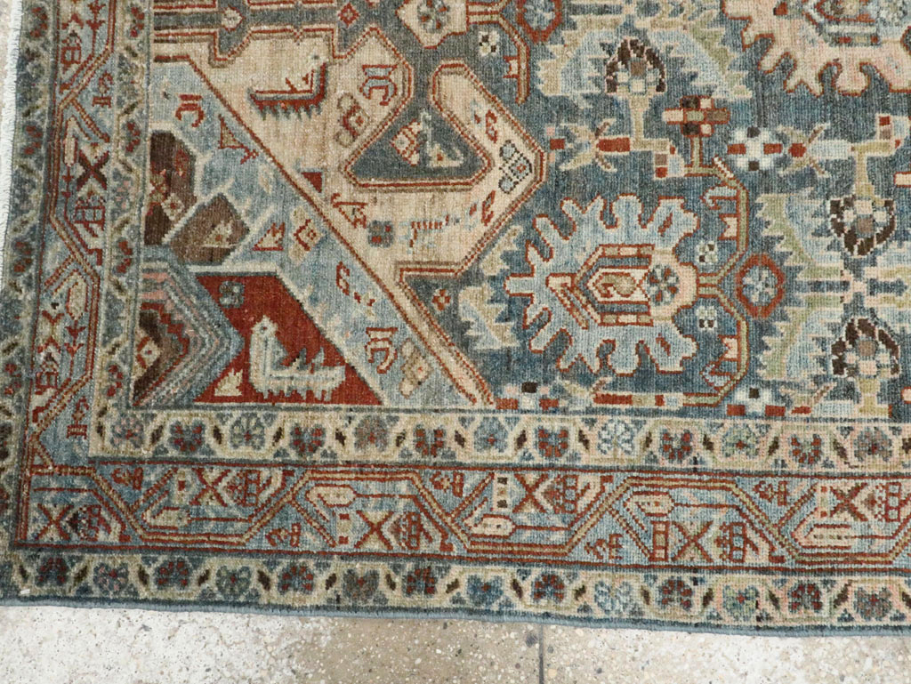 Vintage Persian Malayer Rug, No.28633 - Staging