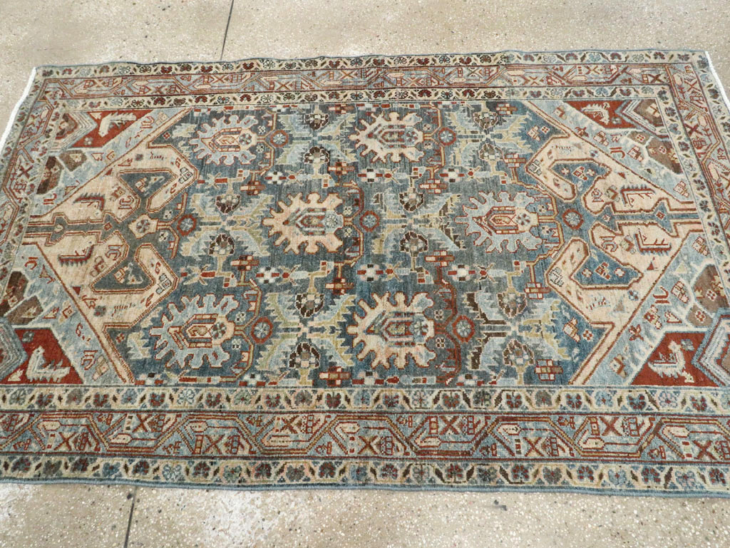 Vintage Persian Malayer Rug, No.28633 - Staging