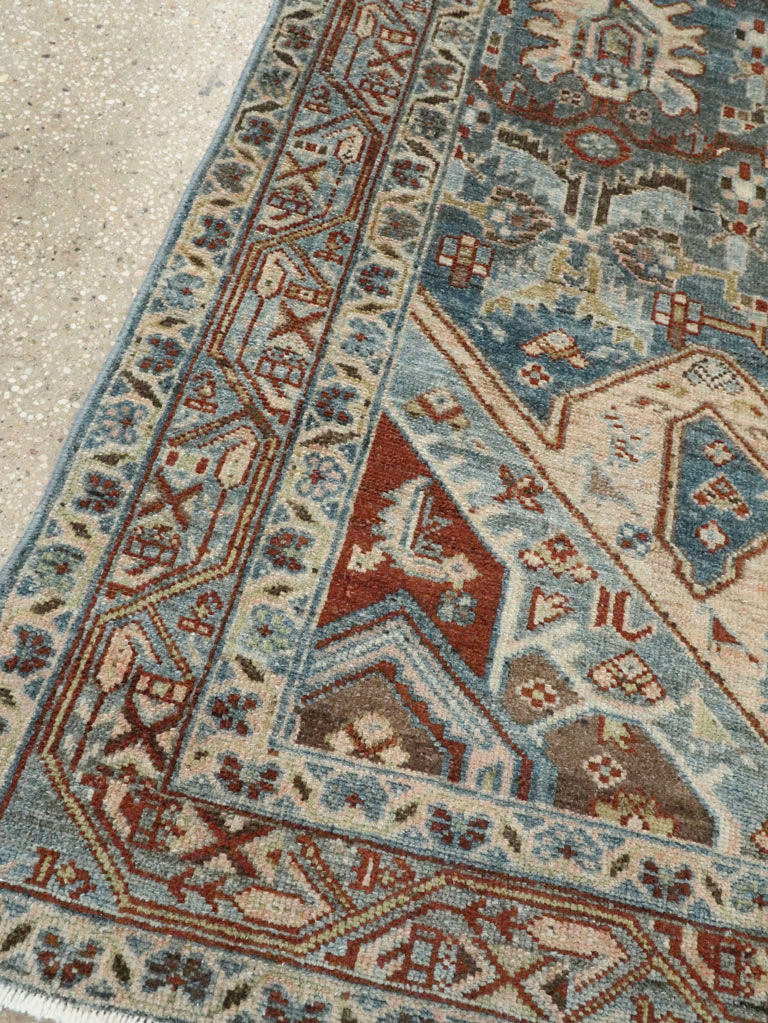 Vintage Persian Malayer Rug, No.28633 - Staging