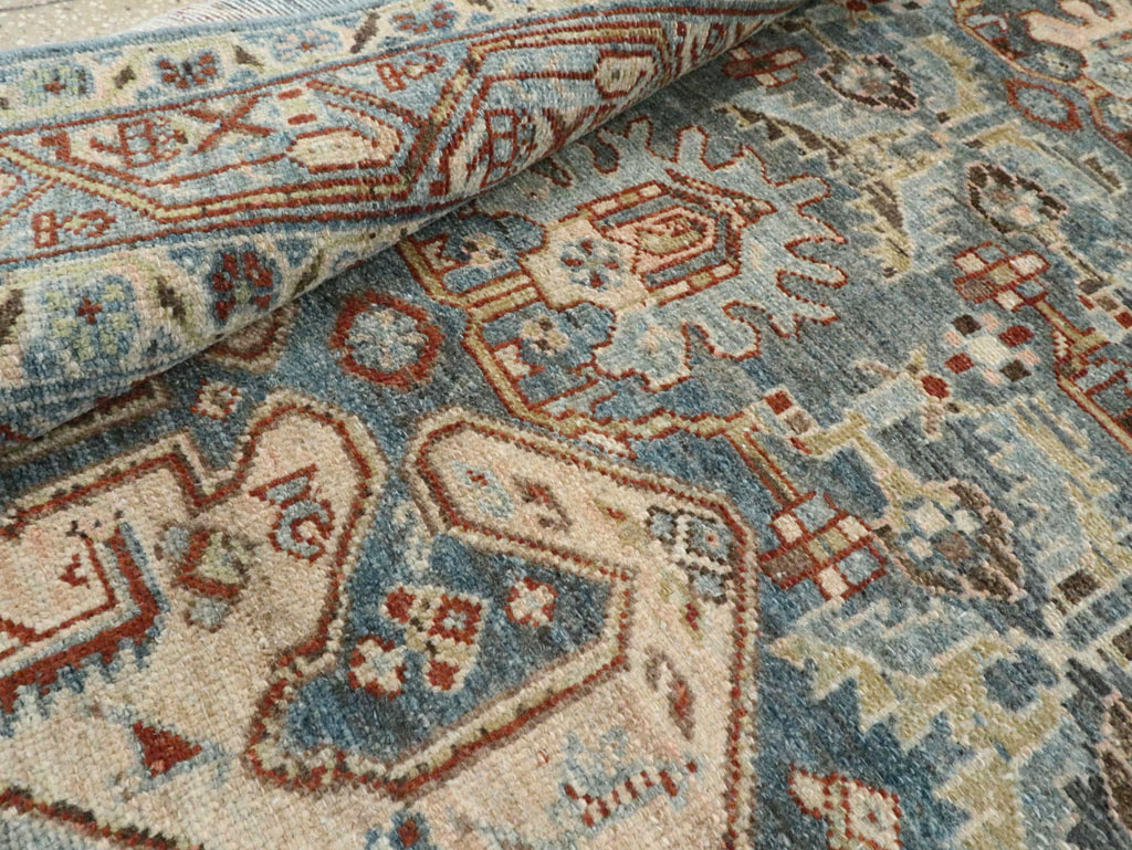 Vintage Persian Malayer Rug, No.28633 - Staging