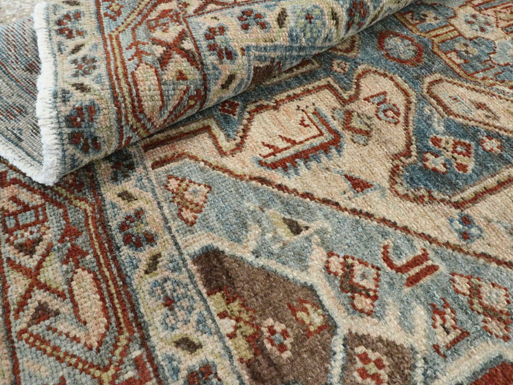 Vintage Persian Malayer Rug, No.28633 - Staging