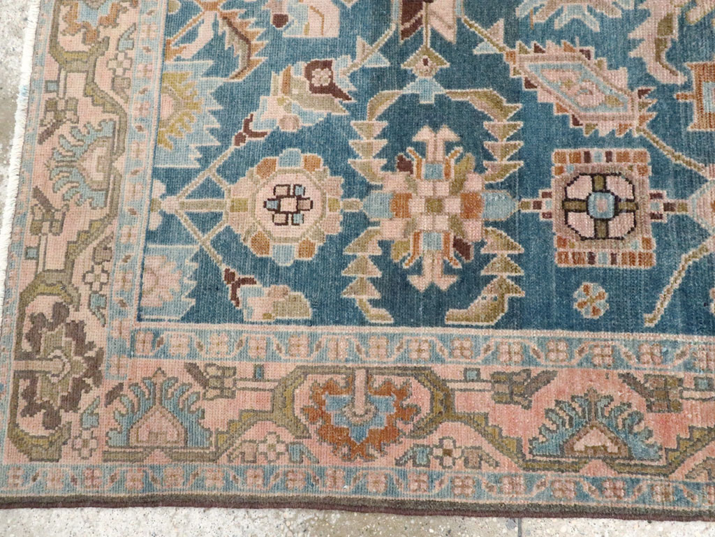 Vintage Persian Malayer Accent Rug, No.28634 - Staging