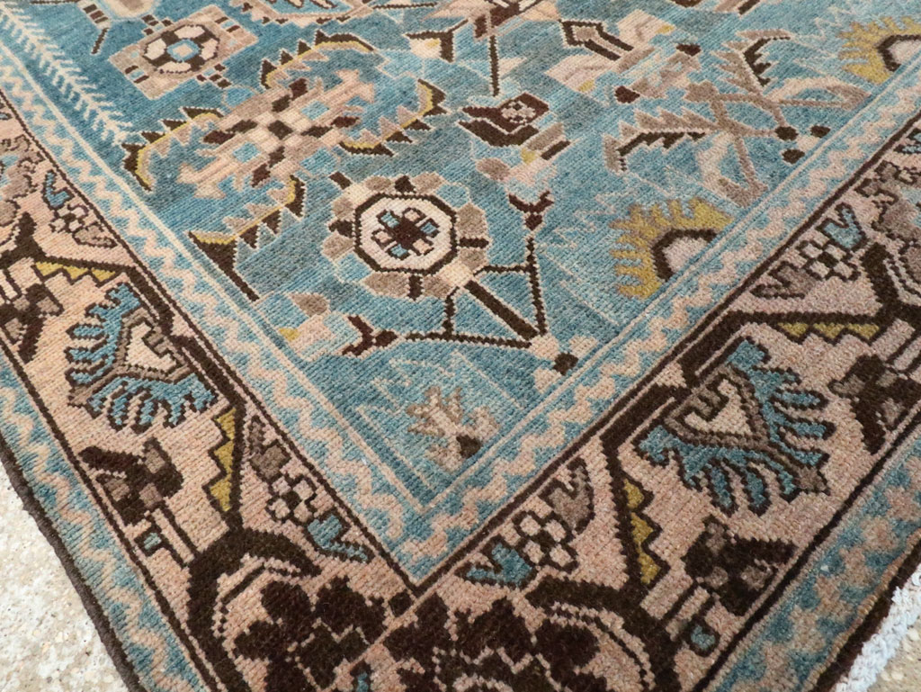 Vintage Persian Malayer Accent Rug, No.28635 - Staging