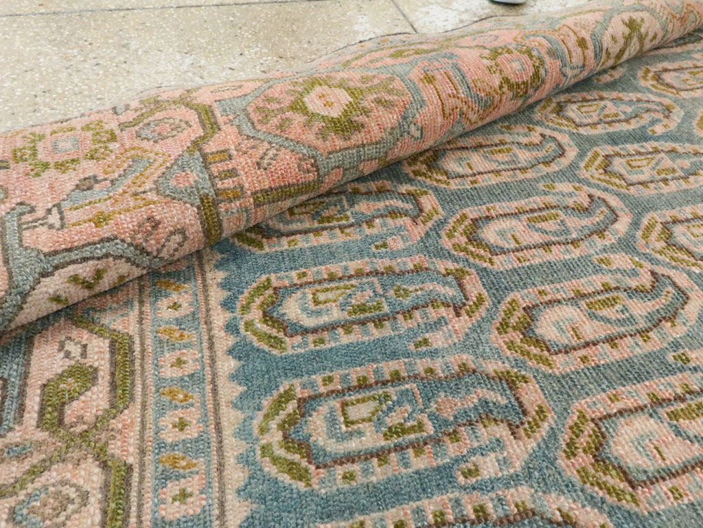 Vintage Persian Malayer Accent Rug, No.28636 - Staging