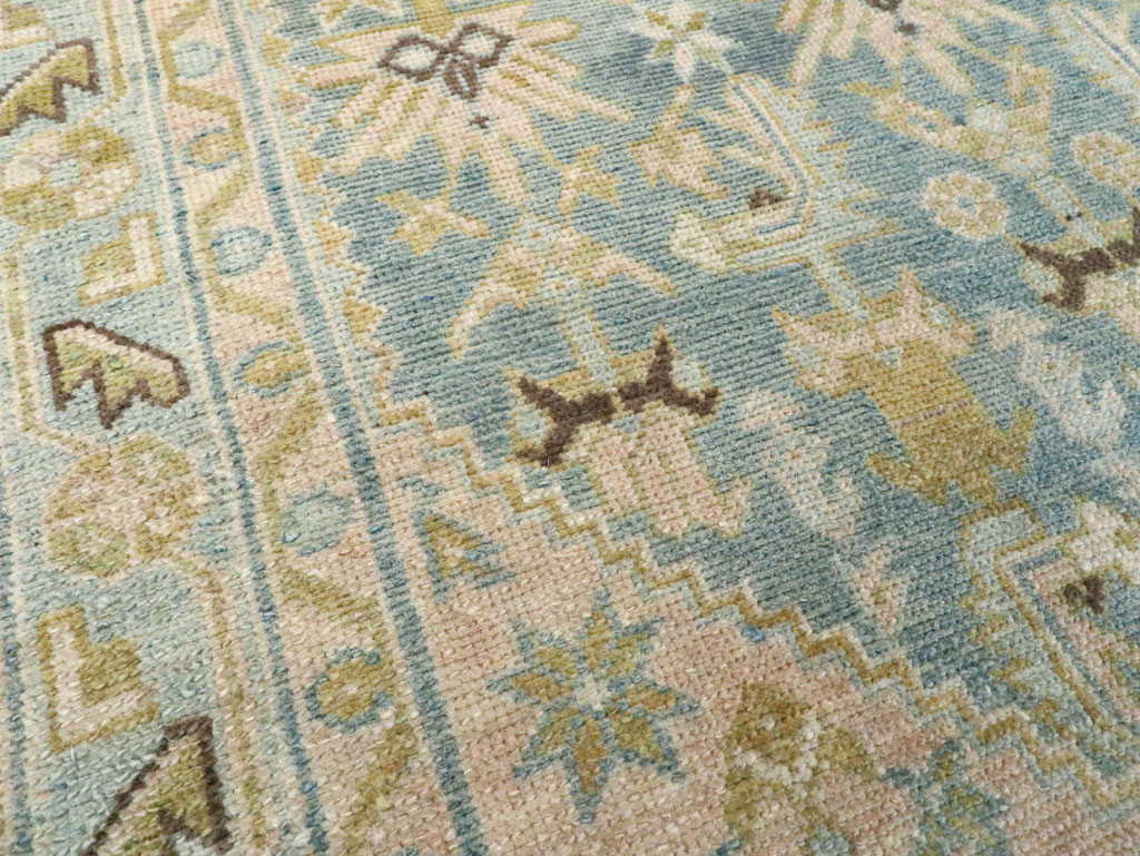 Vintage Persian Malayer Throw Rug, No.28637 - Staging