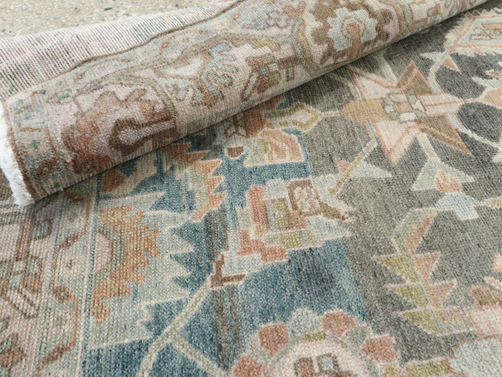 Vintage Persian Malayer Accent Rug, No.28642 - Staging