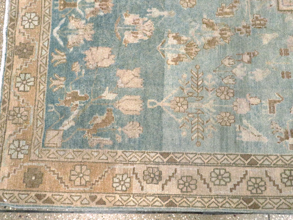 Vintage Persian Malayer Accent Rug, No.28644 - Staging