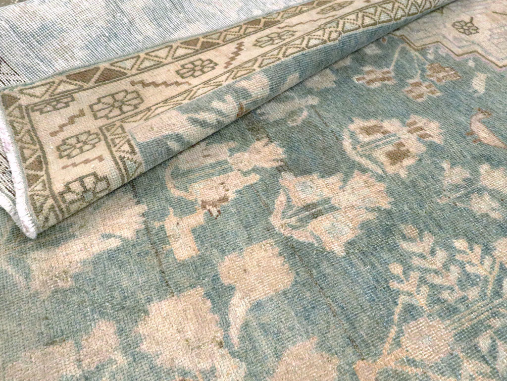 Vintage Persian Malayer Accent Rug, No.28644 - Staging