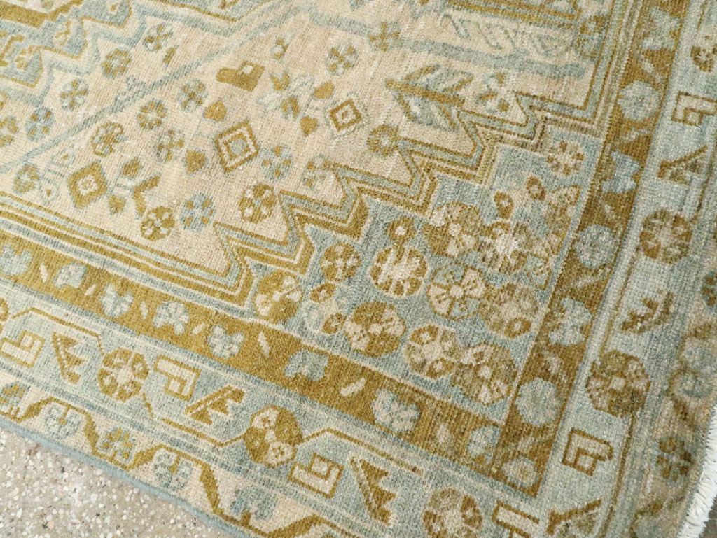 Vintage Persian Malayer Accent Rug, No.28645 - Staging