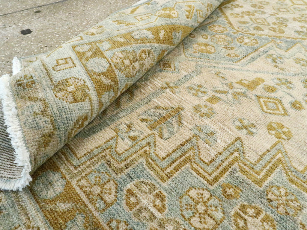 Vintage Persian Malayer Accent Rug, No.28645 - Staging