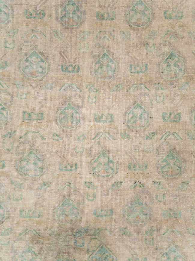 Vintage Persian Afshar Accent Rug, No.28647 - Staging