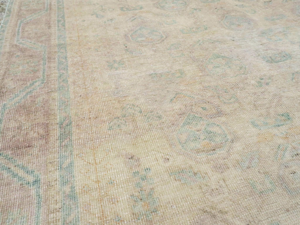 Vintage Persian Afshar Accent Rug, No.28647 - Staging