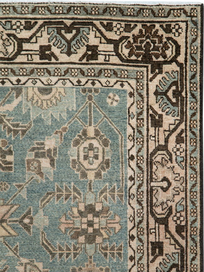 Vintage Persian Malayer Accent Rug, No.28650 - Staging