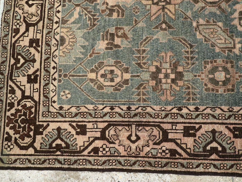Vintage Persian Malayer Accent Rug, No.28650 - Staging
