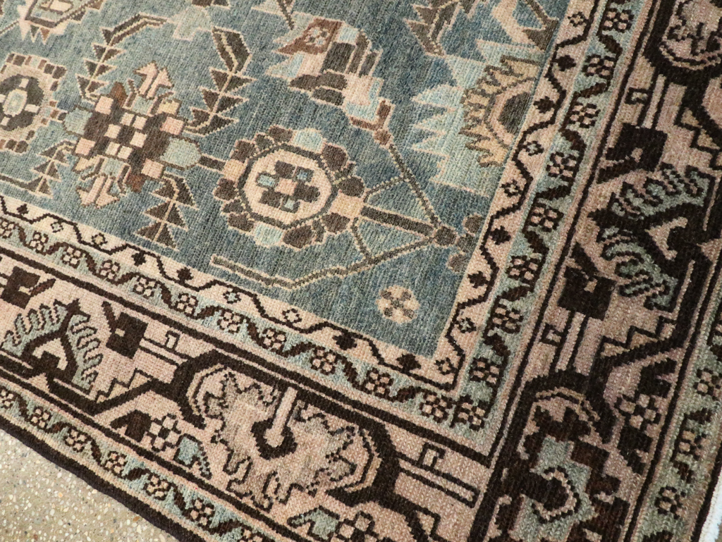 Vintage Persian Malayer Accent Rug, No.28650 - Staging