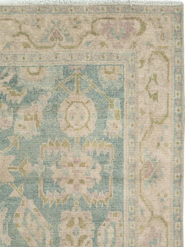 Vintage Persian Malayer Accent Rug, No.28651 - Staging
