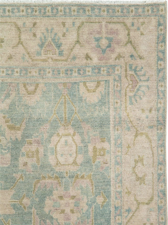 Vintage Persian Malayer Accent Rug, No.28651 - Staging