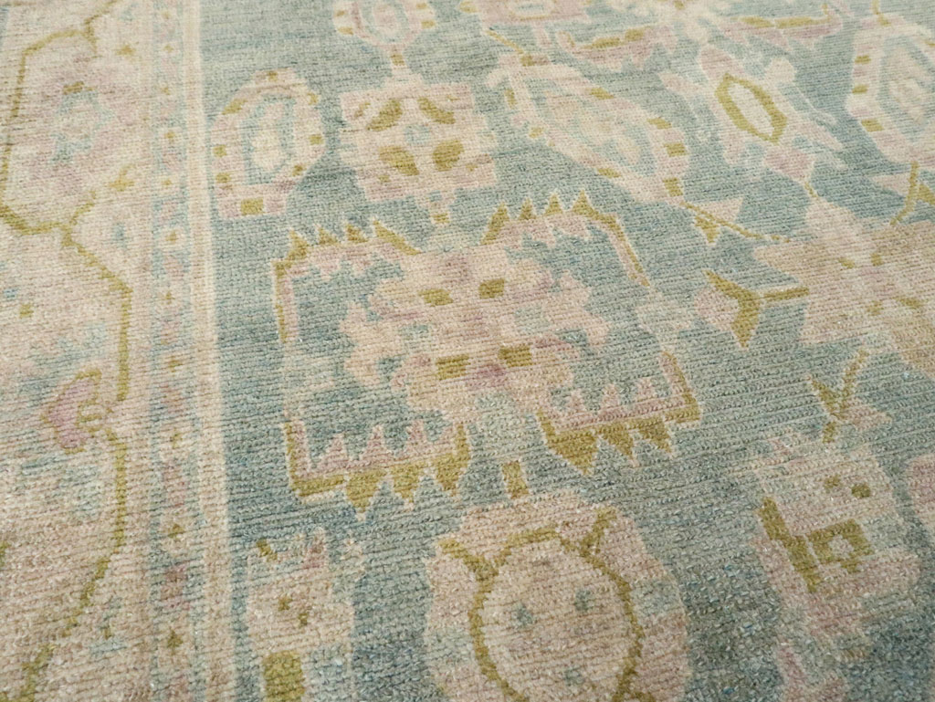 Vintage Persian Malayer Accent Rug, No.28651 - Staging