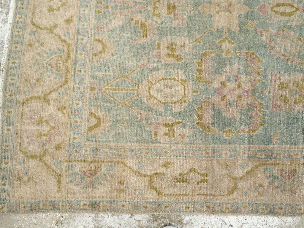 Vintage Persian Malayer Accent Rug, No.28651 - Staging