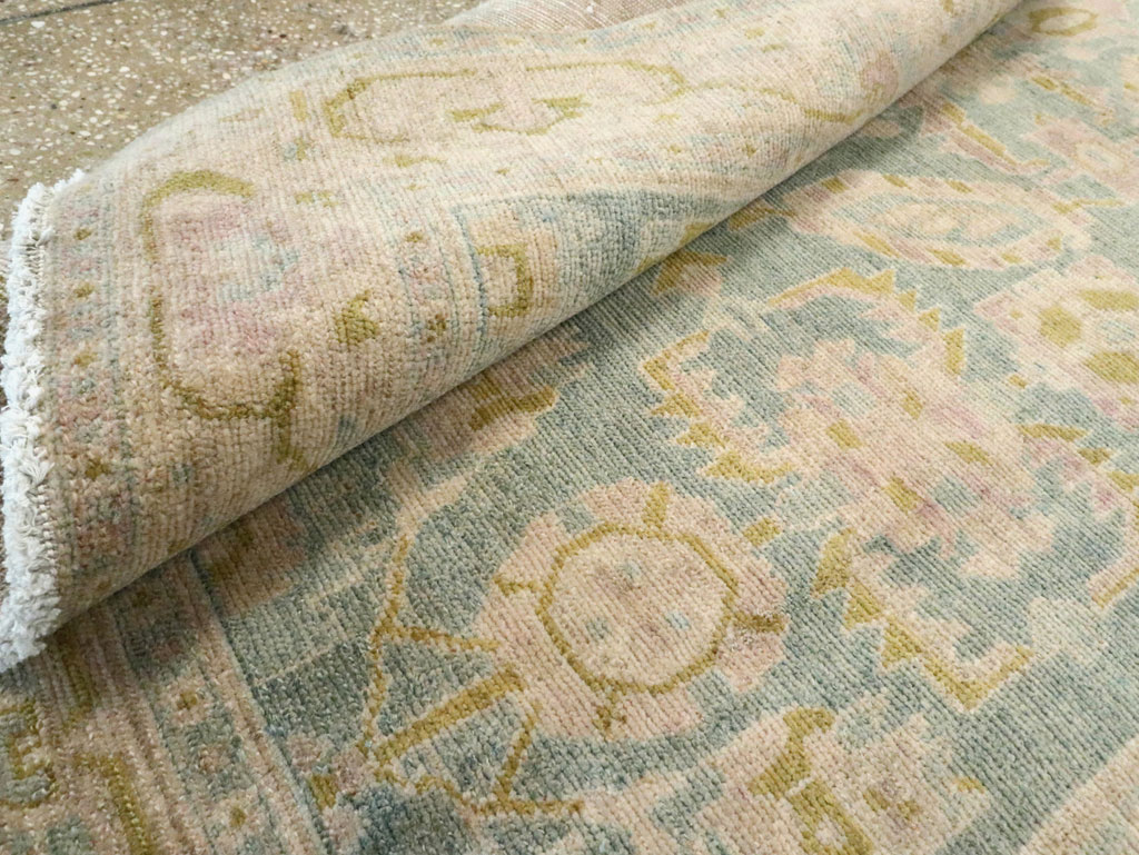 Vintage Persian Malayer Accent Rug, No.28651 - Staging